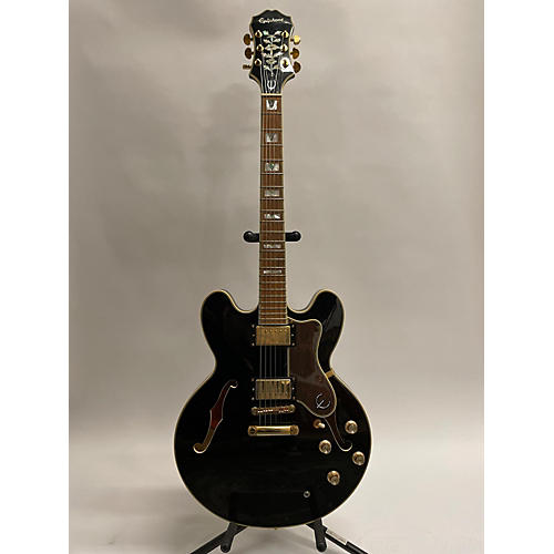 Epiphone Used Epiphone Sheraton II Ebony Hollow Body Electric Guitar Ebony