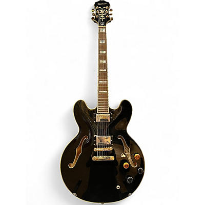 Used Epiphone Sheraton II Ebony Hollow Body Electric Guitar