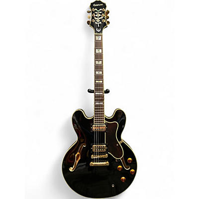 Used Epiphone Sheraton II Ebony Hollow Body Electric Guitar