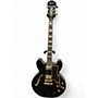 Used Epiphone Sheraton II Ebony Hollow Body Electric Guitar Ebony