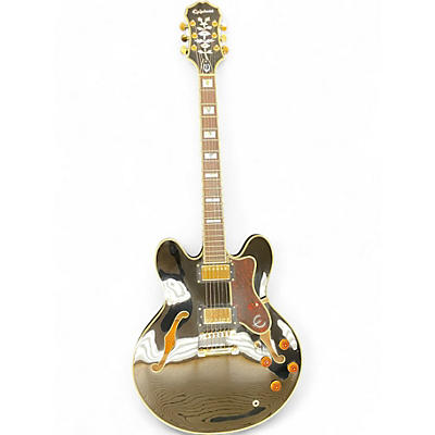 Used Epiphone Sheraton II Ebony Hollow Body Electric Guitar