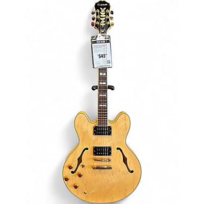 Used Epiphone Sheraton II L Natural Hollow Body Electric Guitar