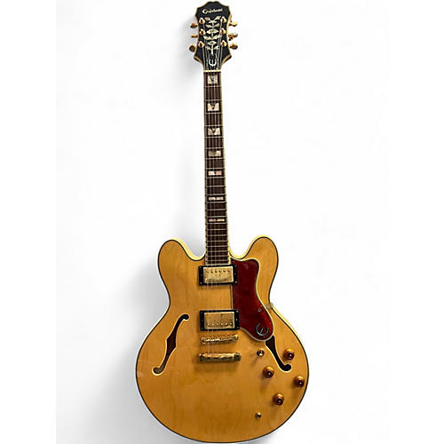 Used Epiphone Sheraton II Natural Hollow Body Electric Guitar Natural