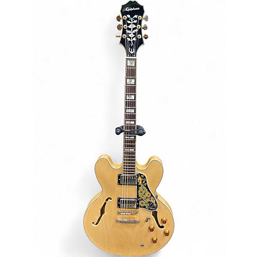 Used Epiphone Sheraton II Natural Hollow Body Electric Guitar Natural