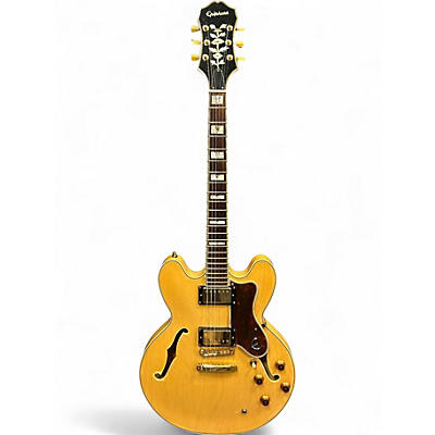 Used Epiphone Sheraton II Natural Hollow Body Electric Guitar