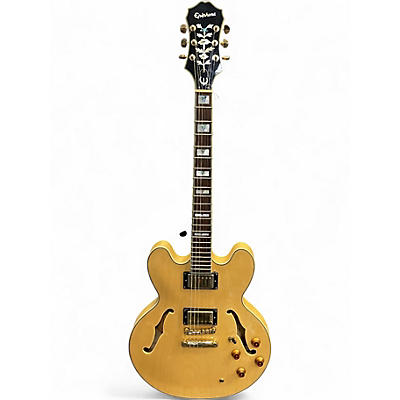 Used Epiphone Sheraton II Natural Hollow Body Electric Guitar