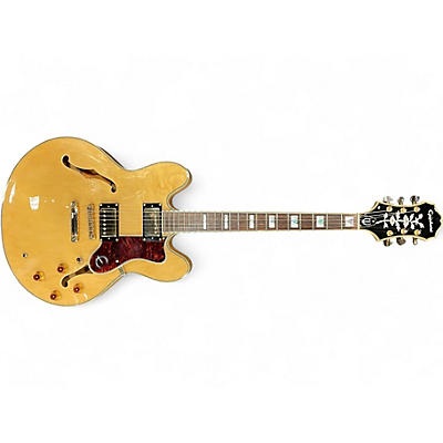 Used Epiphone Sheraton II Natural Hollow Body Electric Guitar