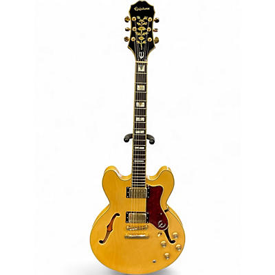 Used Epiphone Sheraton II Natural Hollow Body Electric Guitar