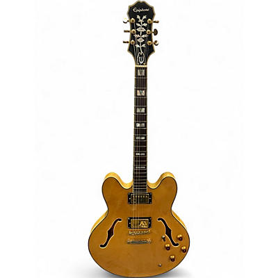Used Epiphone Sheraton II Natural Hollow Body Electric Guitar