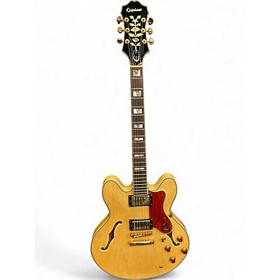 Used Epiphone Sheraton II Natural Hollow Body Electric Guitar