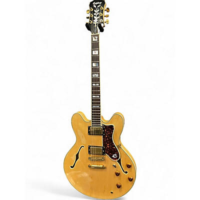 Used Epiphone Sheraton II Natural Hollow Body Electric Guitar