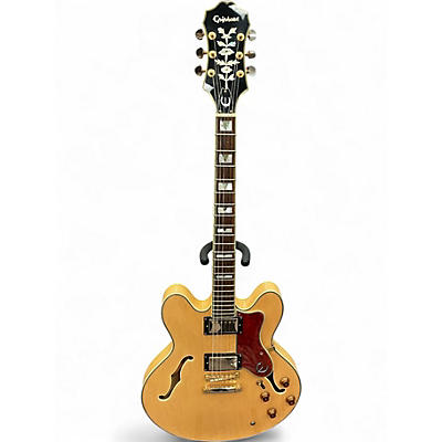 Used Epiphone Sheraton II Natural Hollow Body Electric Guitar