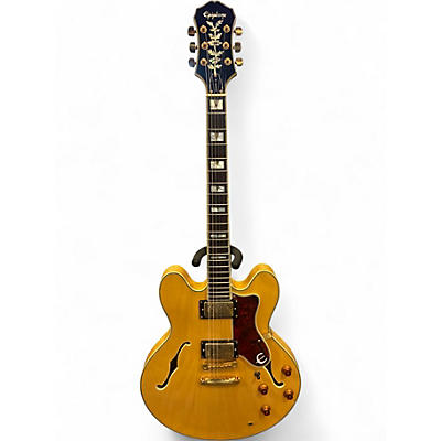 Used Epiphone Sheraton II Natural Hollow Body Electric Guitar