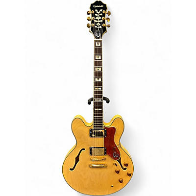 Used Epiphone Sheraton II Natural Hollow Body Electric Guitar