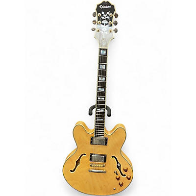 Used Epiphone Sheraton II Natural Hollow Body Electric Guitar