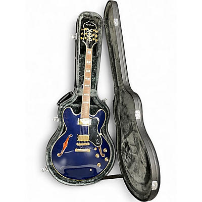 Used Epiphone Sheraton II PRO  BLUE Hollow Body Electric Guitar
