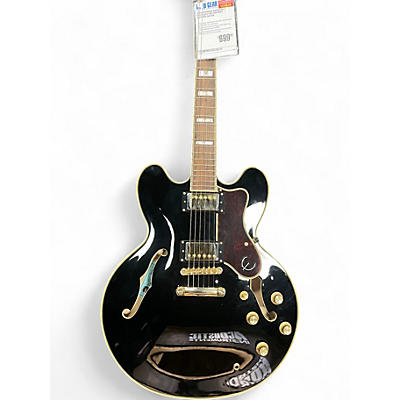 Used Epiphone Sheraton II PRO Black Hollow Body Electric Guitar