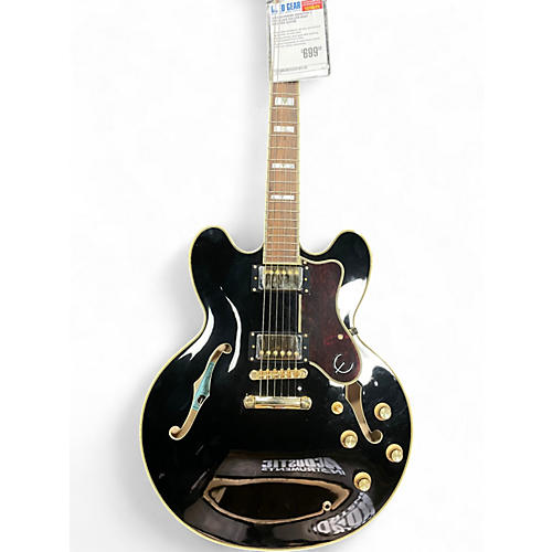 Used Epiphone Sheraton II PRO Black Hollow Body Electric Guitar Black