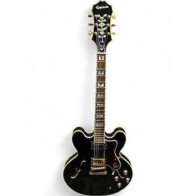 Used Epiphone Sheraton II PRO Black Hollow Body Electric Guitar
