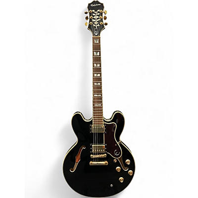 Used Epiphone Sheraton II PRO Ebony Hollow Body Electric Guitar