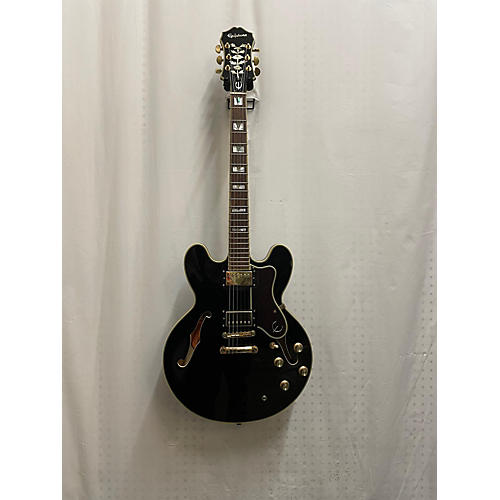 Epiphone Used Epiphone Sheraton II Pro Black Hollow Body Electric Guitar Black