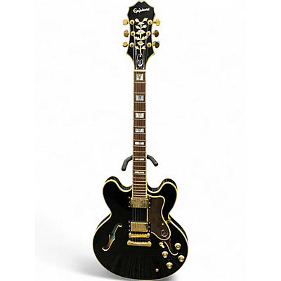 Used Epiphone Sheraton II Pro Black Hollow Body Electric Guitar