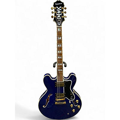 Used Epiphone Sheraton II Pro Midnight Sapphire Hollow Body Electric Guitar