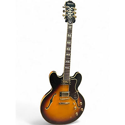 Used Epiphone Sheraton II Pro Sunburst Hollow Body Electric Guitar