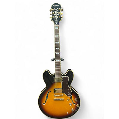 Used Epiphone Sheraton II Pro Sunburst Hollow Body Electric Guitar
