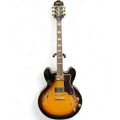 Used Epiphone Sheraton II Pro Sunrise Tea Burst Hollow Body Electric Guitar