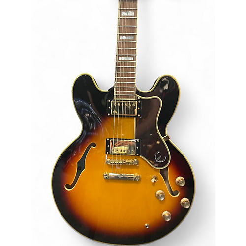 Used Epiphone Sheraton II Pro Vintage Sunburst Hollow Body Electric Guitar Vintage Sunburst