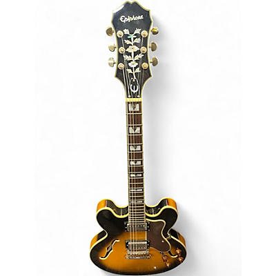 Used Epiphone Sheraton II SUNBURST Hollow Body Electric Guitar
