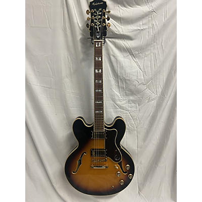 Used Epiphone Sheraton II Sunburst Hollow Body Electric Guitar