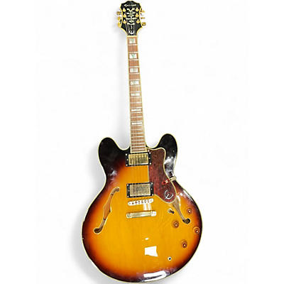 Used Epiphone Sheraton II Sunburst Hollow Body Electric Guitar