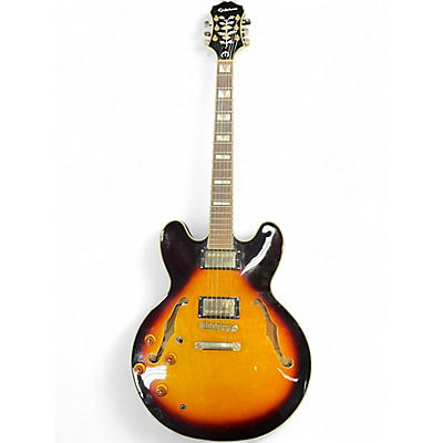 Used Epiphone Sheraton II Tobacco Burst Hollow Body Electric Guitar