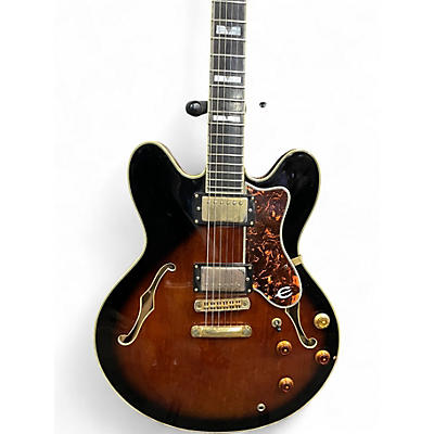 Used Epiphone Sheraton II Tobacco Sunburst Hollow Body Electric Guitar