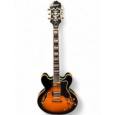 Used Epiphone Sheraton II VS Tobacco Sunburst Hollow Body Electric Guitar