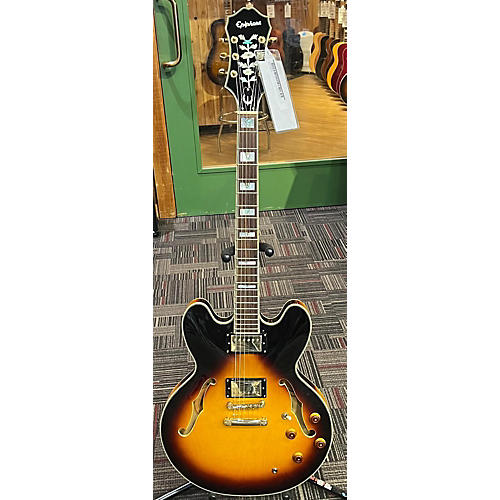 Epiphone Used Epiphone Sheraton II Vintage Sunburst Hollow Body Electric Guitar Vintage Sunburst