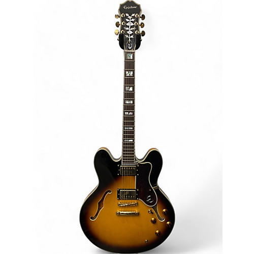 Epiphone Used Epiphone Sheraton II Vintage Sunburst Hollow Body Electric Guitar Vintage Sunburst