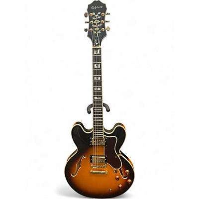 Used Epiphone Sheraton II Vintage Sunburst Hollow Body Electric Guitar