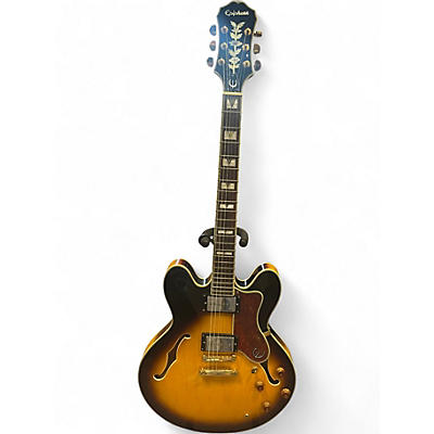 Used Epiphone Sheraton II Vintage Sunburst Hollow Body Electric Guitar