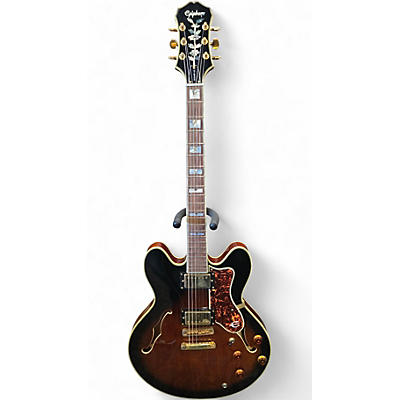 Used Epiphone Sheraton II Vintage Sunburst Hollow Body Electric Guitar