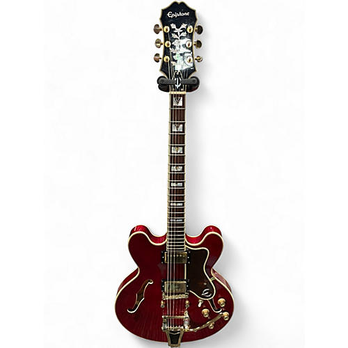 Used Epiphone Sheraton II Wine Red Hollow Body Electric Guitar Wine Red