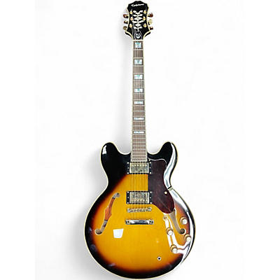 Used Epiphone Sheraton II pro Vintage Sunburst Hollow Body Electric Guitar