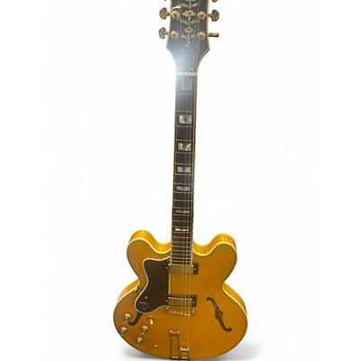 Used Epiphone Sheraton Left Handed Butterscotch Hollow Body Electric Guitar