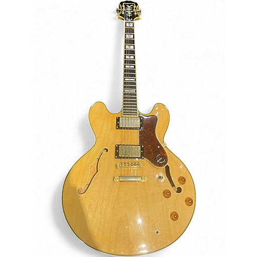 Used Epiphone Sheraton Natural Hollow Body Electric Guitar Natural