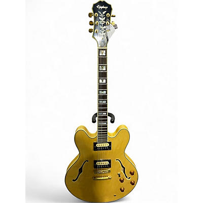 Used Epiphone Sheraton Natural Hollow Body Electric Guitar