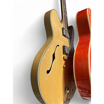 Used Epiphone Sheraton Natural Hollow Body Electric Guitar