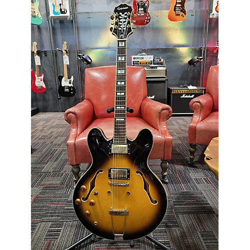 Epiphone Used Epiphone Sheraton Pro II Vs Tobacco Burst Hollow Body Electric Guitar Tobacco Burst