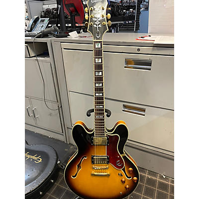 Epiphone Used Epiphone Sheraton Sunburst Hollow Body Electric Guitar